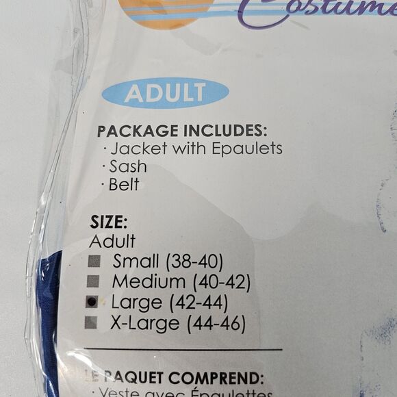 California Costumes Men's Storybook Prince Costume Blue/Red Size L - Picture 2 of 6